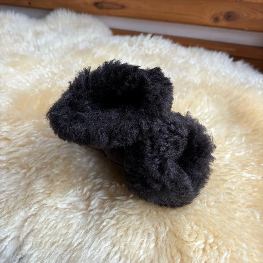 Vintage Toddler Size Shearling Mittens
